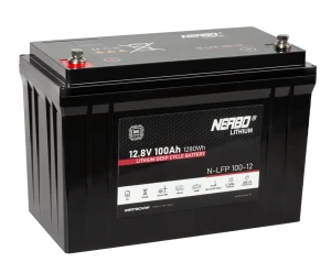 100Ah 12,8V Akumulator NERBO Lithium N-LFP 100-12