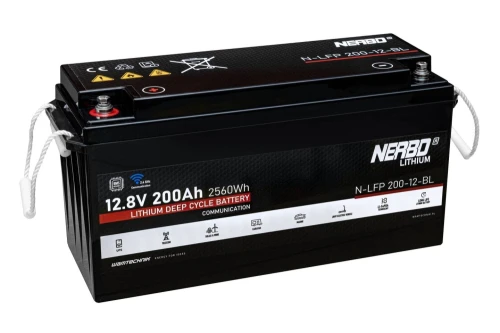 200Ah 12,8V Akumulator NERBO Lithium N-LFP 200-12BL