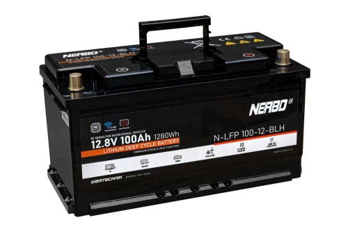 100Ah 12,8V Akumulator NERBO Lithium N-LFP 100-12BLH-RV