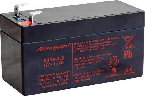 1,3Ah 12V Akumulator Alarmguard CJ12-1,3