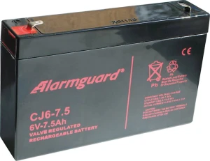 7,5Ah 6V Akumulator Alarmguard CJ6-7,5