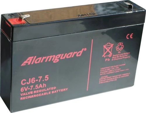 7,5Ah 6V Akumulator Alarmguard CJ6-7,5