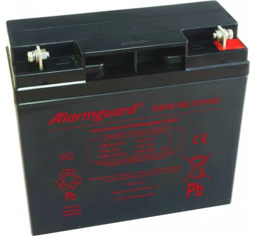 15Ah 12V Akumulator Alarmguard CS12-18