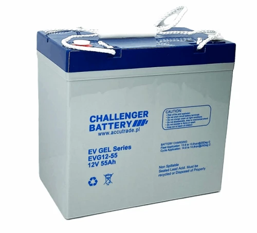 55Ah 12V Akumulator CHALLENGER EVG 12-55