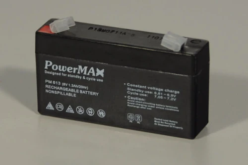 Akumulator AGM 1,3Ah MAXBAT PowerMAX Standard 6V PM 613