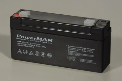 Akumulator AGM 3,3Ah MAXBAT PowerMAX Standard 6V PM 633