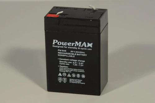 Akumulator AGM 4,5Ah MAXBAT PowerMAX Standard 6V PM PM 645