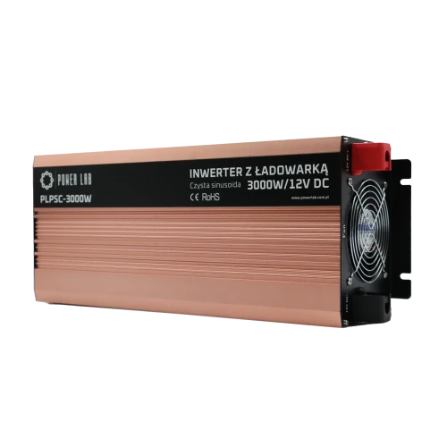 3000W Przetwornica Power LAB DC-AC czysty sinus z ładowarką
