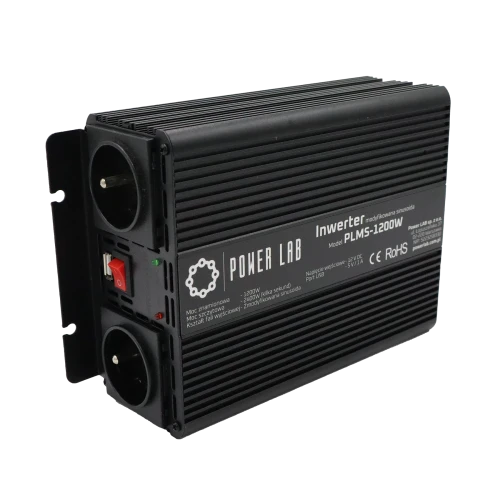 1200W Przetwornica Power LAB DC-AC modyfikowany sinus
