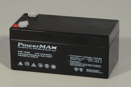 Akumulator 12V AGM 3,2Ah MAXBAT PowerMAX Standard PM 1232