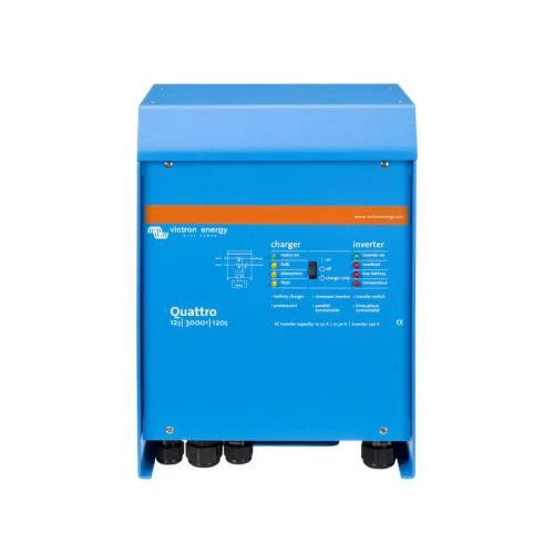2400W Przetwornica-ładowarka Victron Quattro 12/3000/120-50/50