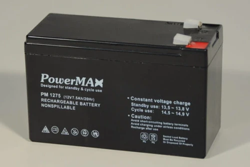 Akumulator 12V AGM 7,5Ah MAXBAT PowerMAX Standard PM 1275