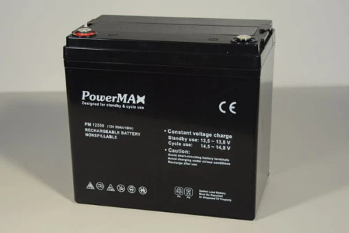 Akumulator 12V AGM 55Ah MAXBAT PowerMAX Standard PM 12550