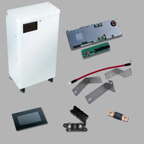 Obudowa do magazynu energii 15kWh+BMS 150A+LCD+Zestaw poł.podw.klemy