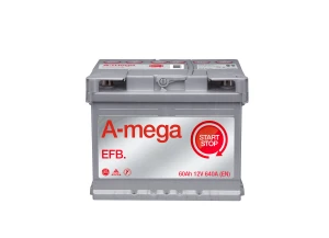  60Ah 640A 12V Akumulator Megatex A-Mega EFB