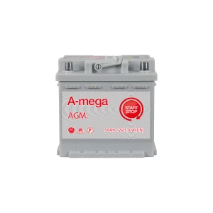  50Ah 570A 12V Akumulator Megatex A-Mega AGM